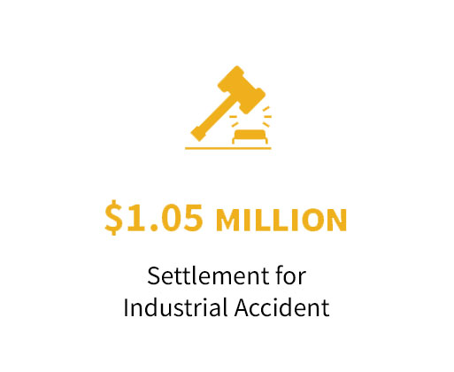 $1.05 Million Industrial Accident Settlement